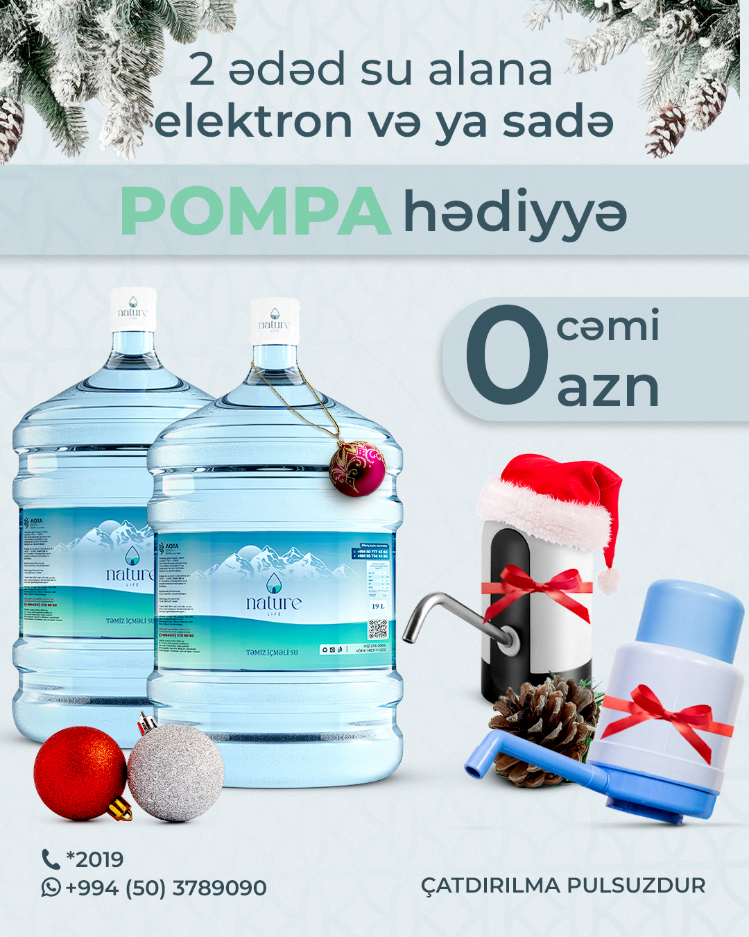 🎁 HƏDİYYƏLİ YENİ İL KAMPANİYASI!